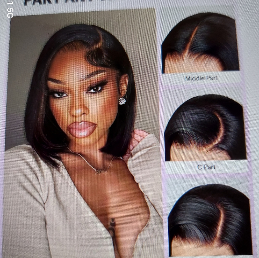 Sleek Black Bob Human Hair Wig